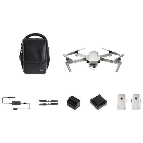 DJI Mavic Pro Platinum Quadcopter Drone - Fly More Bundle - Makerwiz