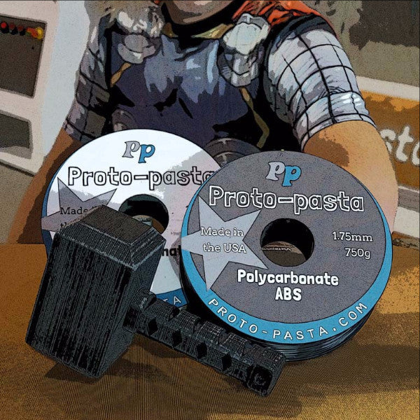 Proto-Pasta Polycarbonate-ABS (PC-ABS) Alloy (500 g) - 2 Colours - Makerwiz