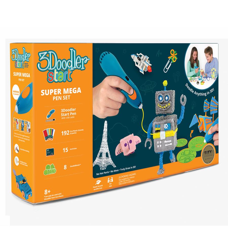 3Doodler Start Super Mega 3D Printing Pen Set - Makerwiz