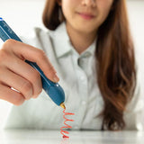 3Doodler Create Plus Essentials 3D Printing Pen Set - Blue - Makerwiz