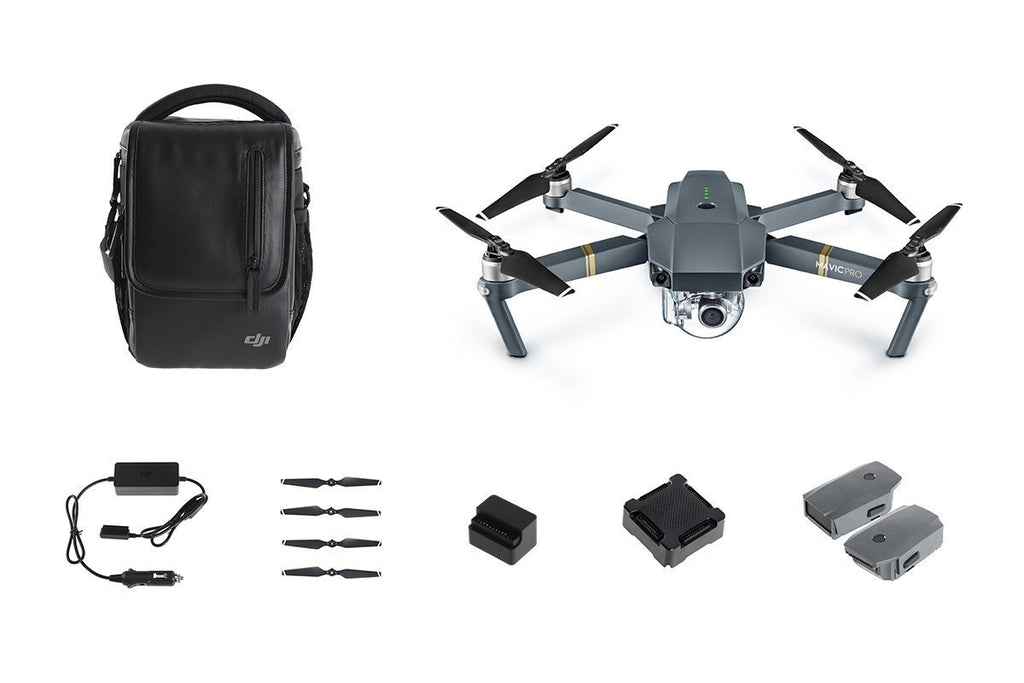 DJI Mavic Pro Quadcopter Drone - Fly More Bundle - Makerwiz
