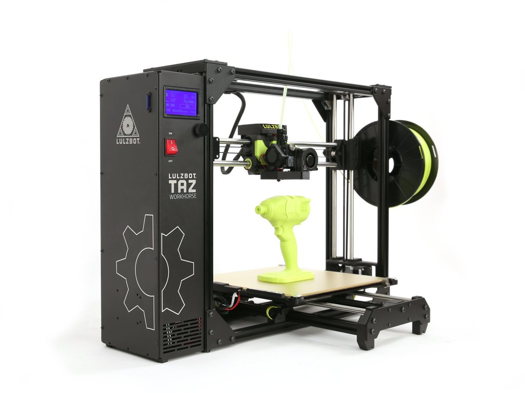 LulzBot TAZ Workhorse 3D Printer - Makerwiz