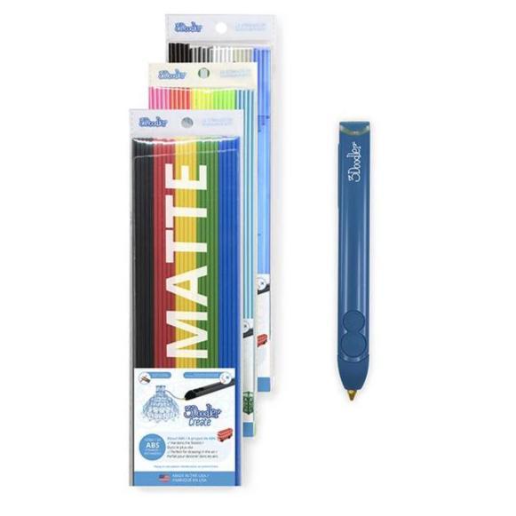 3Doodler Create Plus Essentials 3D Printing Pen Set - Blue – Makerwiz