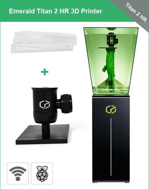 Kudo3D Titan 2 HR DLP 3D Printer - Makerwiz