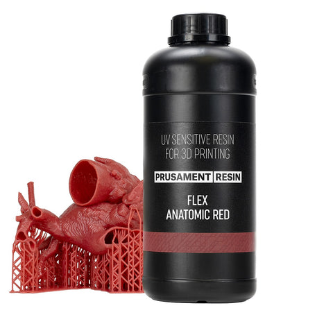 Prusa Research Prusament Resin Flex Anatomic Red 1kg