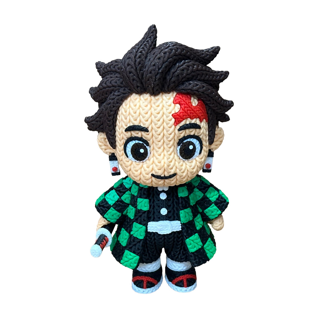 Tanjiro Kamado (Knitted/Crochet Fan Art) from Demon Slayer: Kimetsu no Yaiba!