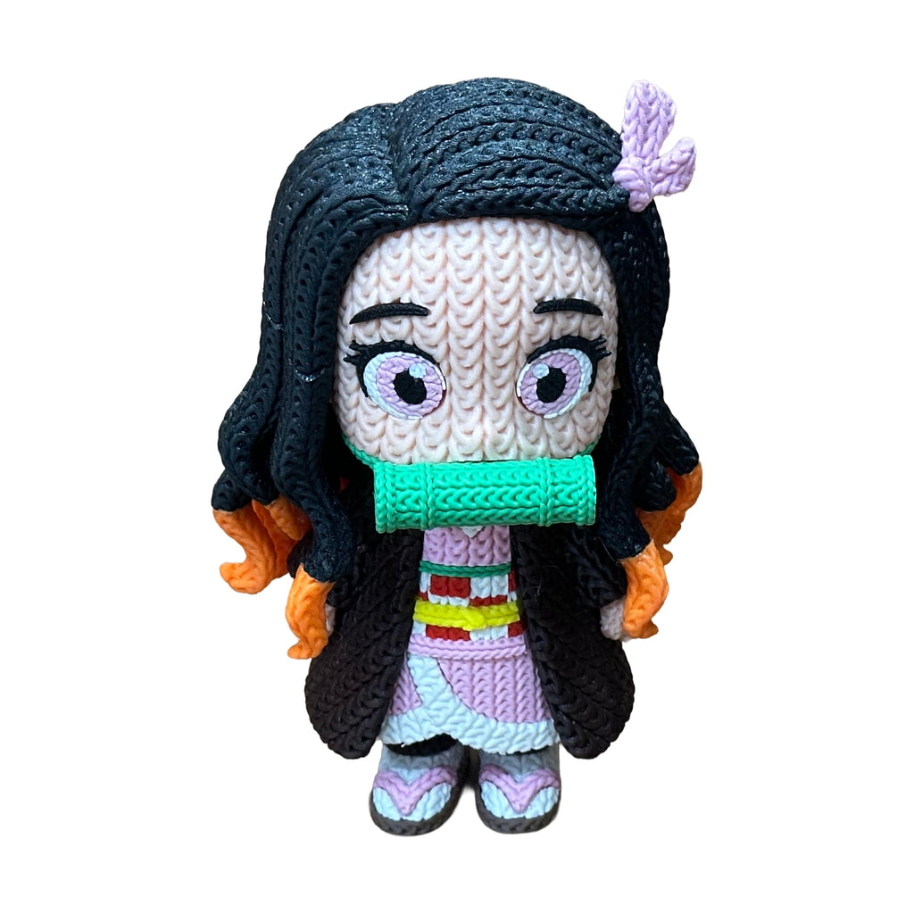 Nezuko Kamado (Knitted/Crochet Fan Art) from Demon Slayer: Kimetsu no Yaiba!