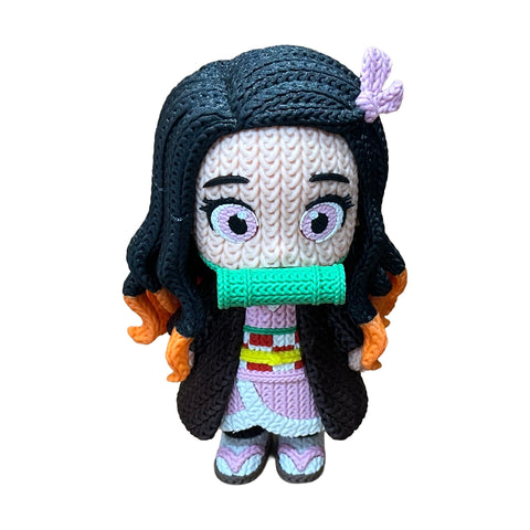 Nezuko Kamado (Knitted/Crochet Fan Art) from Demon Slayer: Kimetsu no Yaiba!