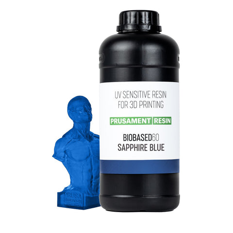 Prusa Research Prusament Resin BioBased60 Sapphire Blue 1kg