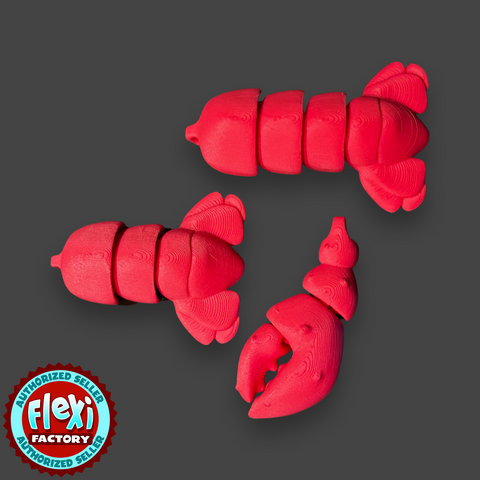 Flexi Lobster Claw and Tails Keychains