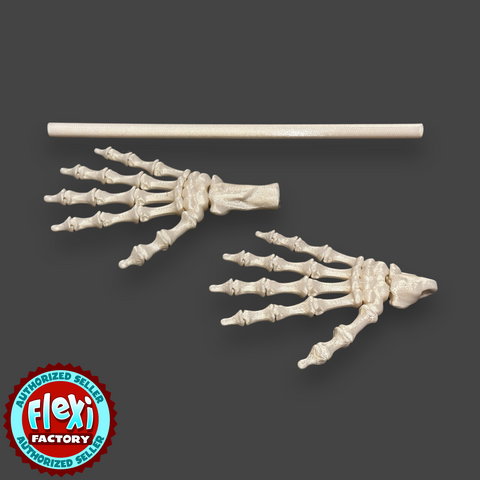 Flexi Skeleton Hand Keychain and Pencil Topper