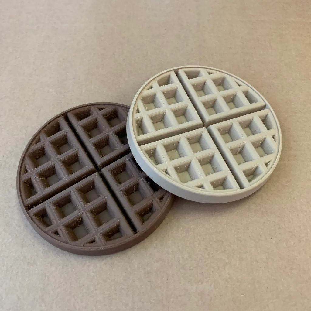 The Perfect Belgian Waffle Coaster