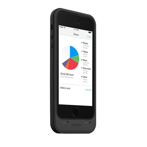 Mophie Space Pack 32GB for iPhone 5/5s Black