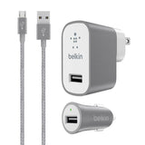 Belkin Charger Kit with Micro USB Grey - Makerwiz