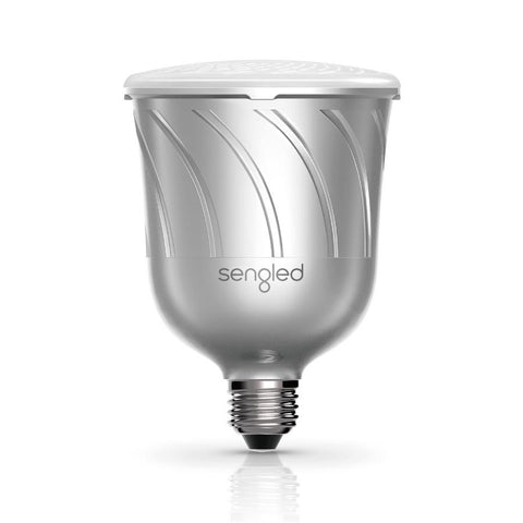 Sengled Pulse Satellite Dimmable LED Light with Bluetooth Speaker Silver