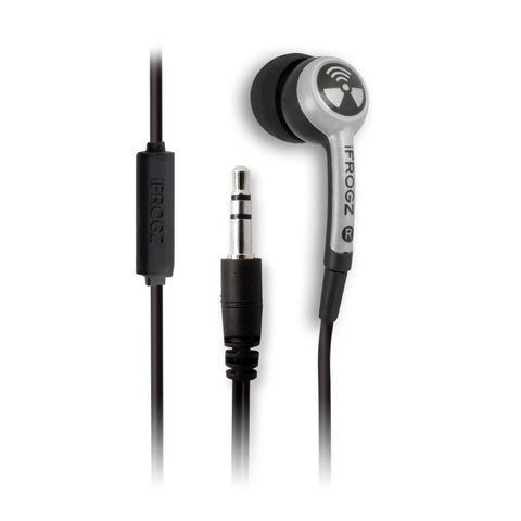 iFrogz Ear Pollution Plugz Ear Buds with Mic - SLV