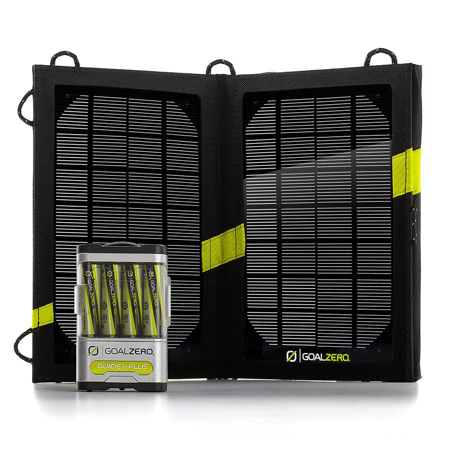 Goal Zero Guide 10 Plus Solar Recharging Kit - Makerwiz